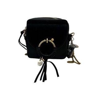 Chloe’ Joan Mini Camera Bag Chic Black Crossbody Bag